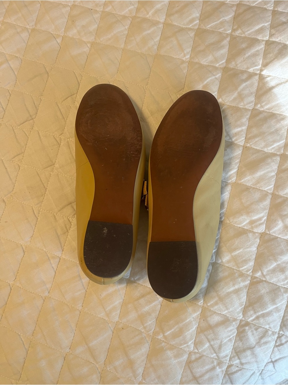 Madewell The Remy Mary Jane Flats in Yellow Clay - Picture 5 of 7
